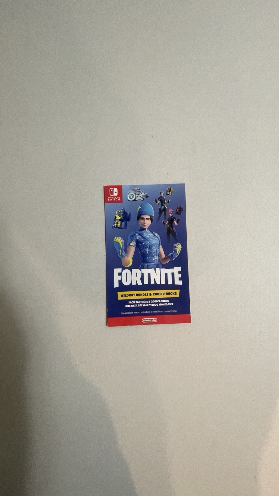 Fortnite Switch Wildcat Code ￼(Used Code It Doesn’t Work) Just For Collecting