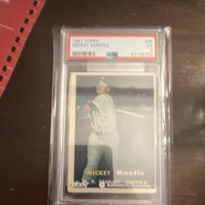 1957 Topps - Mickey Mantle #95 PSA 3 VG Graded Base Set New York Yankees