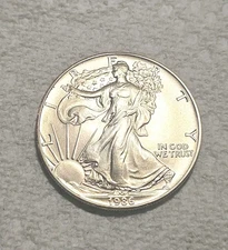 1986 1oz Silver Eagle Bullion Fine Silver