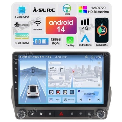 6+128G Android 14 Carplay Autoradio GPS Navi WIFI Für Chevrolet Camaro 2010-2015