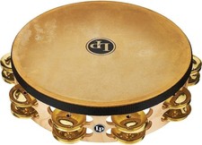 PRO 10 DBL ROW HEADED TAMB BAG-BRASS