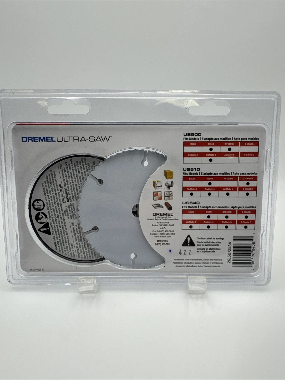 DREMEL US725 ULTRA-SAW ROTO ZIP~ ZIP SAW & ZIP MATE 6 PIECE CUTTING KIT- SEALED