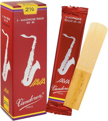 SR2725R Tenor Sax JAVA Red Reeds Strength 2.5; Box of 5