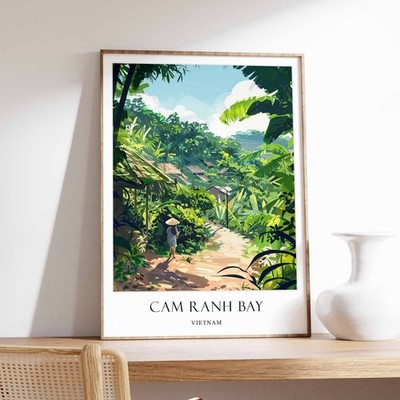 5_Cam Ranh Poster, Vietnam Poster, Südostasien Poster, Cam Ranh Reisedruck,