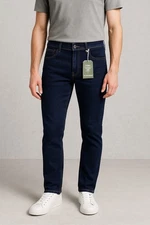 Mutual Weave Men's Skinny Stretch Denim Jeans Size 32x29 Dark Blue