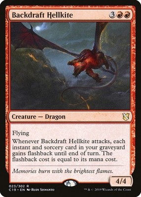 Backdraft Hellkite ~ Commander 2019 [ Excellent ] [ Magic MTG ]