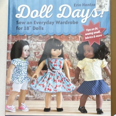 Erin Hentze Doll Clothing Sewing Patterns 18'' Doll Dress Shirt Skirt Uncut