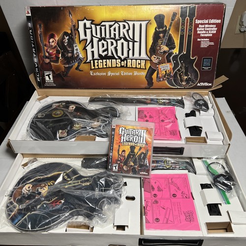 PS3 Guitar Hero 3: Legends of Rock Dual Guitar Bundle Special Edition Slash