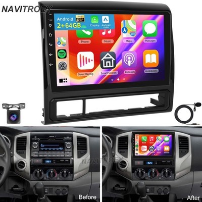For Toyota Tacoma 2005-2015 Apple CarPlay Android 15 Car Stereo Radio GPS Navi