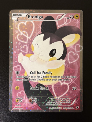 Pokemon Emolga Full Art Legendary Treasures Radiant Collection RC23/RC25 MP