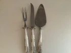 Gorham Carmella Sterling Silver CarvIng Set & Cake Server Scrap Or Not