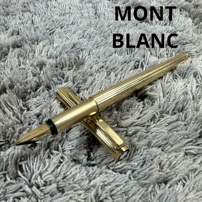 MONT BLANC モンブラン 万年筆 585 ゴールドカラー GERMANY MONT BLANC Montblanc 585 Gold Fountain Pen GERMANY | eBay