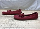 Mercanti Fiorentini MF-3200 Red Suede Driving Loafers Women's Size 9.5B — photo 3