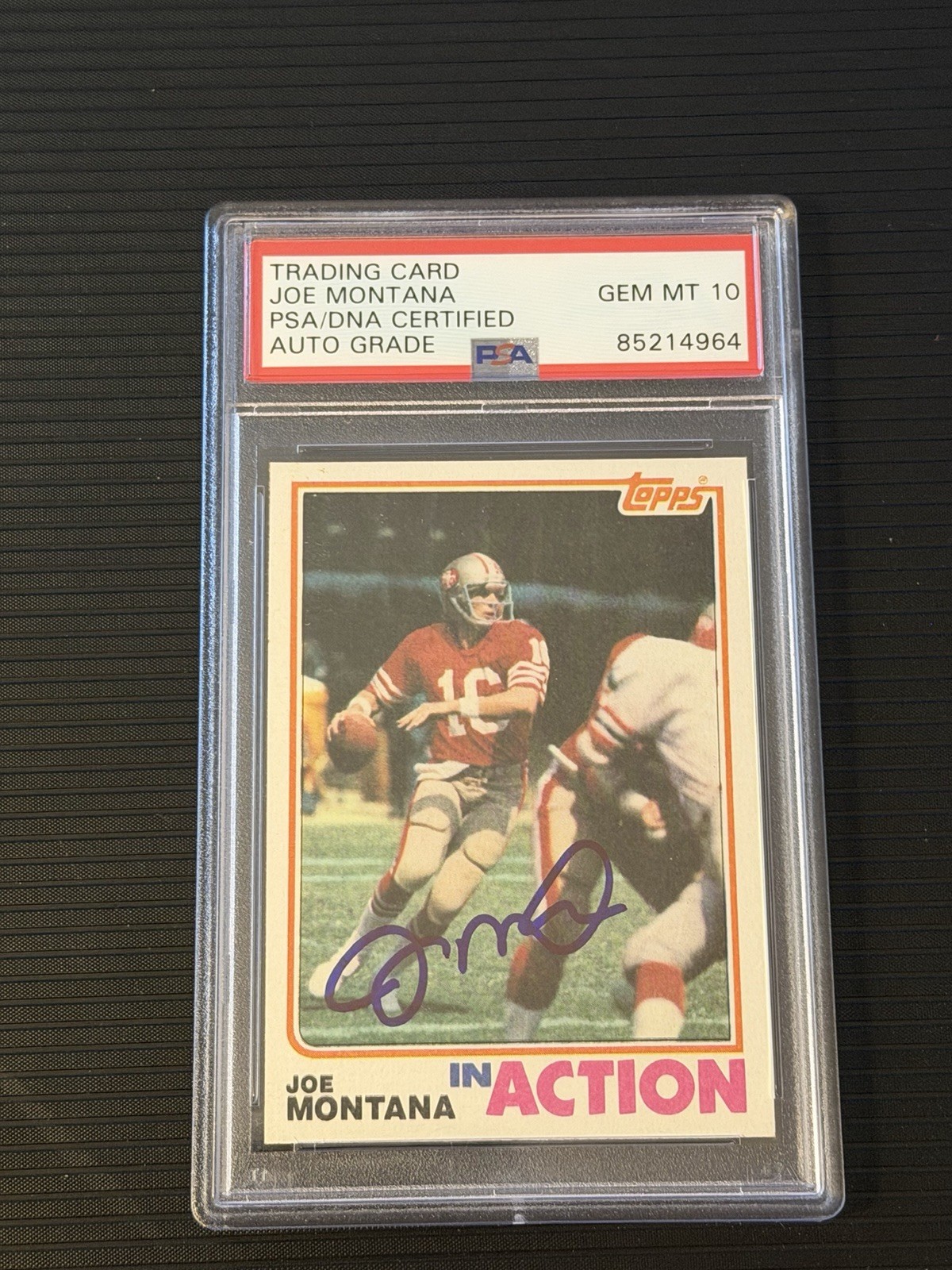 1982 Topps - In Action Joe Montana #489