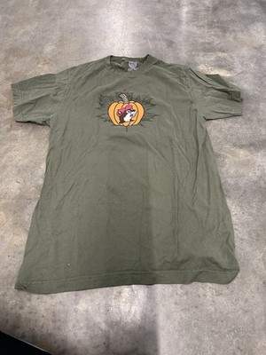 Buc-ees Fall Thankful Blessed Buc-ees Obsessed Thanksgiving T-shirt Green Medium