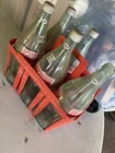 Coca-Cola Vintage Green Glass Bottle (32 Fl Oz; 1 Quart) With Bottle Holder