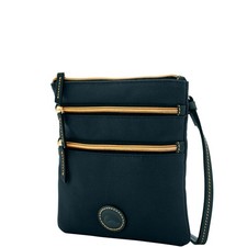 Dooney  Bourke Nylon North South Triple Zip  Black Black