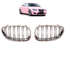 Sportgrill Kühlergrill Doppelsteg für BMW 5er E60 / E61 03-10 schwarz/chrom