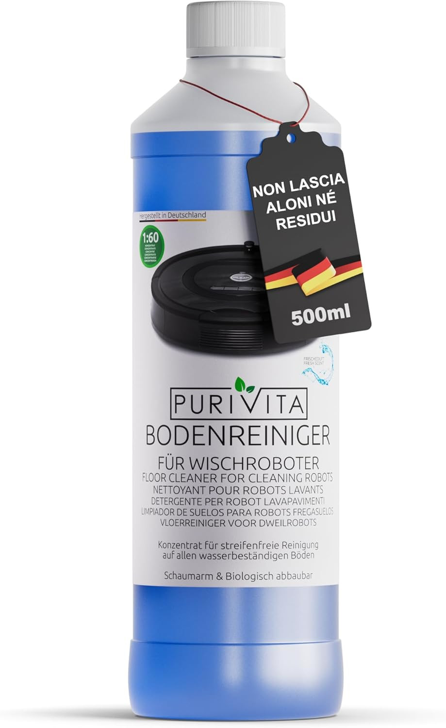 Detersivo Lava Pavimenti Robot 500ML | Alta Efficienza Non Schiumogeno