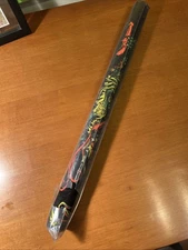 Vtg NOS Bruce Lee Kung Fu Black Light Flocked Velvet Poster 1974 Pro Arts