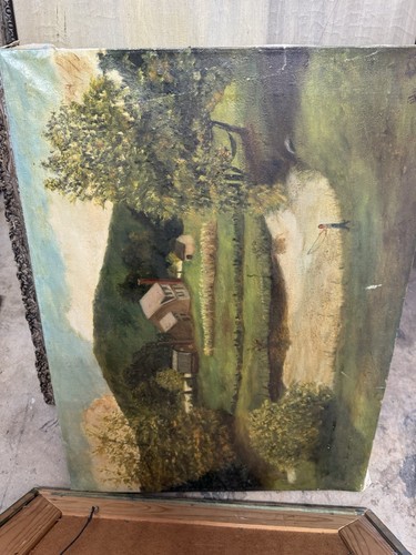 Antique 19th Century Oil Painting