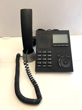 Bang Olufsen BeoCom 3 : 2-Line :Corded Desk Telephone : Vintage; Black Silver