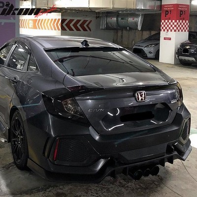 '07 Honda Civic Type R 10台セット Fits 16-21 Honda Civic Sedan CTR Type R 10th-gen Rear Bumper PP