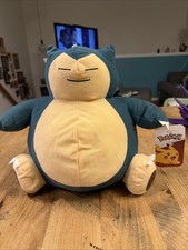 Pok mon Snorlax Plush Pillow Stuffy Toy Factory NWT New 13