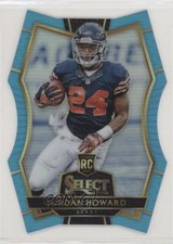 2016 Select Premier Level Die-Cut Light Blue Prizm /125 Jordan Howard #102 01wi