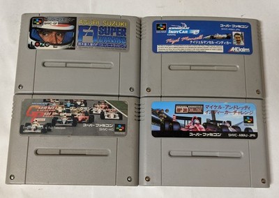 Nintendo Super Famicom Lot of 4 - F-1 Race - DXcx102