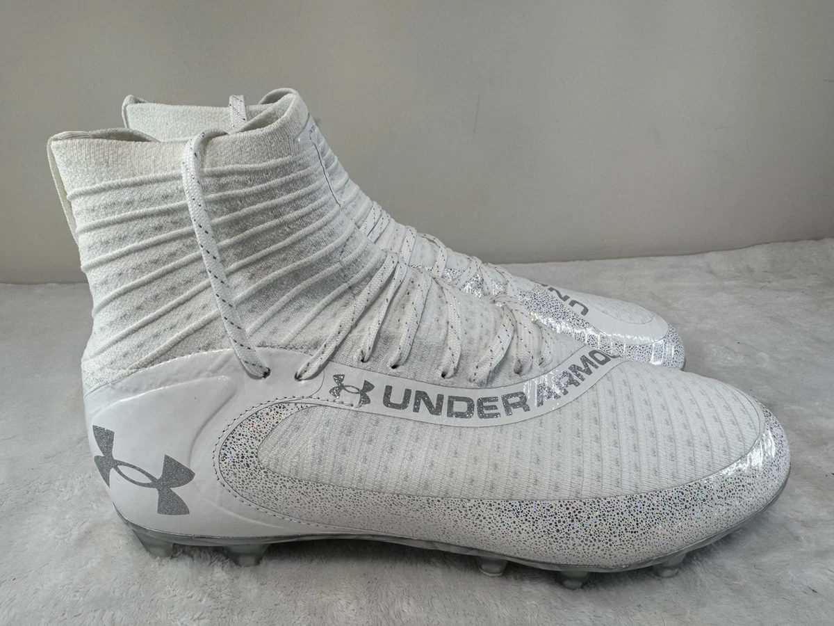 Under armour 11 US Silver Football Shoes & Cleats for Men 
