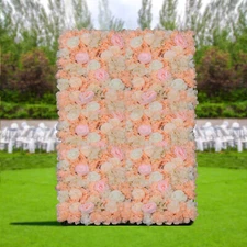 6 Artificial Flower Wall Panel Floral Backdrop Wedding Decorative Wall Panel
