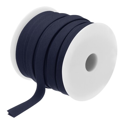 1/2 Zoll Doppelfalz Schrägband Endlos Großpackung Schrägband (Marineblau 25 Yards)