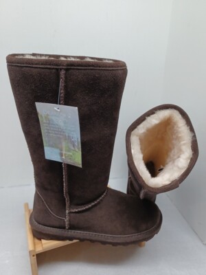 Bearpaw Elle Tall, Wool Lined, NeverWet Suede Snow Boot, 1963w