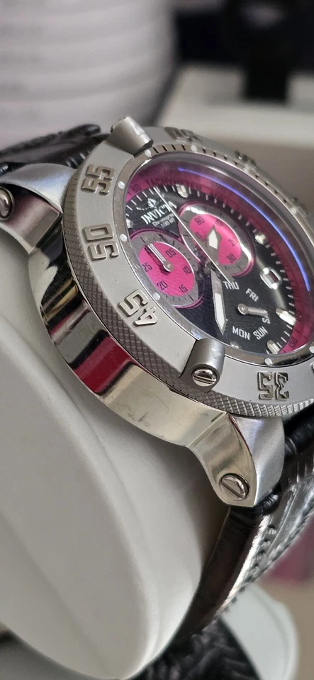 Хронограф Invicta Subaqua Noma III, розовый и черный. (Доступны другие цвета) - Изображение 4 из 4