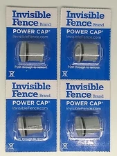 Lot of 4 Invisible Fence New Power Cap Batteries for R21/R22/R51/Microlite