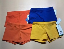 New Motionwear Gymnastics Dance Shorts Child Intermediate Small 6x-7 Lot Of 4