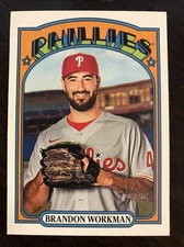 2021 Topps Heritage Baseball #337 Brandon Workman - Philadelphia Phillies