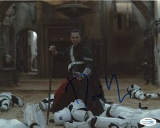 Donnie Yen Star Wars Rogue One Autographed Signed 8x10 Photo ACOA 