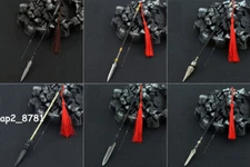 1/12 8.66'' Chinese Halberd Ancient Long Spear Pike For 6'' Action Figure Weapon