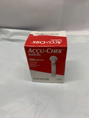 Roche Accu-chek Soft Clix Lancets - 100 Count Exp 02/2027 *New