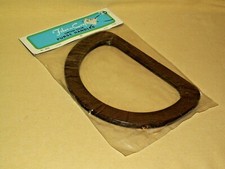 FIBRE CRAFT TORTOISE FAUX PURSE HANDLES 6 3/4 IN 4822 VINTAGE HONG KONG NOS.