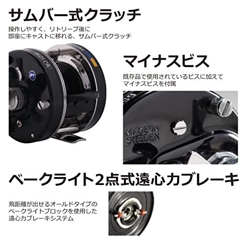 Abu Garcia AMB.4601CA Factory Tuned Black Left Handle | eBay