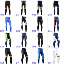 MTB New Cycling Pants Men's Outdoor Riding Bike Gel Pad Windproof Long Tights