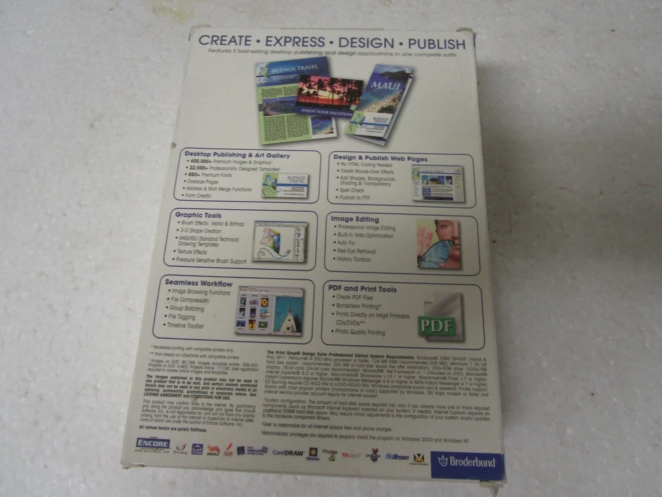 The Print Shop Version 22 Design Suite Professional Edition Broderbund - Image 2 of 4