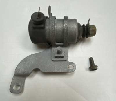 1970 mopar 440 4 speed idle solenoid #3549318 w/ bracket  CARB #'S IN ADD