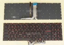 New For MSI GL62 GL72 GL62M GL72M keyboard Spanish Red Backlit Read Carefully