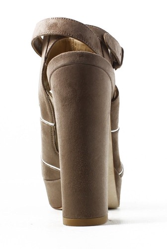 Stuart Weitzman Womens Slits Dress Sandal Haze Suede SZ 6.5 M - Picture 3 of 5