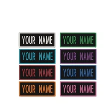 Custom Your Name Personalized Tag Embroidered Iron-on Patch DIY Applique Biker