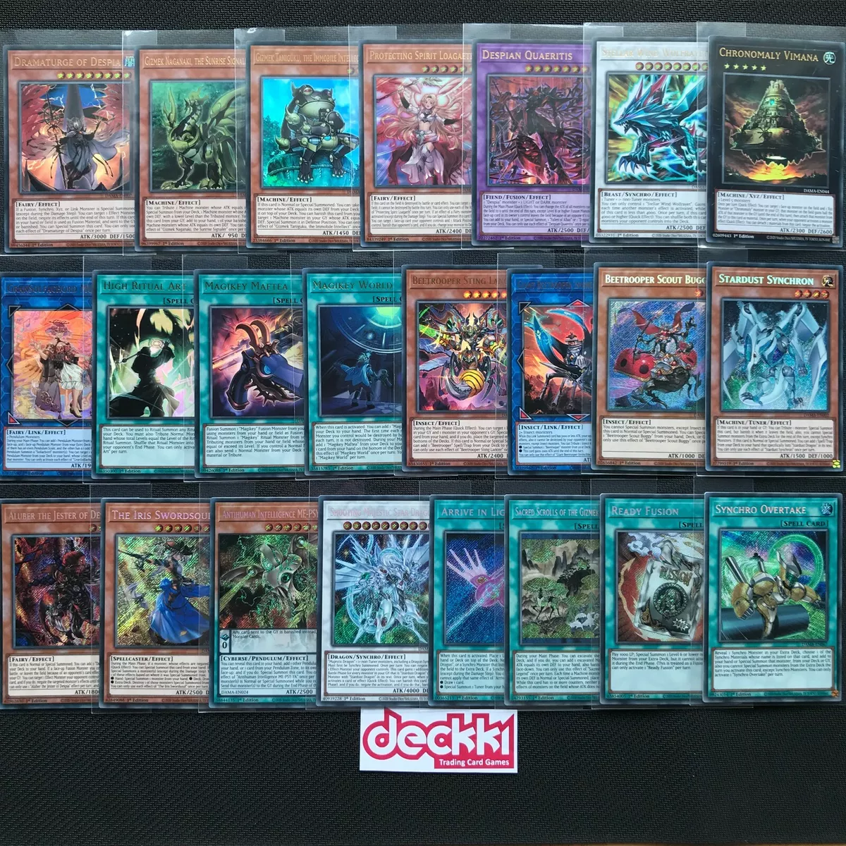 YUGIOH! 2-TRICKSTAR FESTIVAL-COMMON-1ST EDITIONS-DAMA-EN098